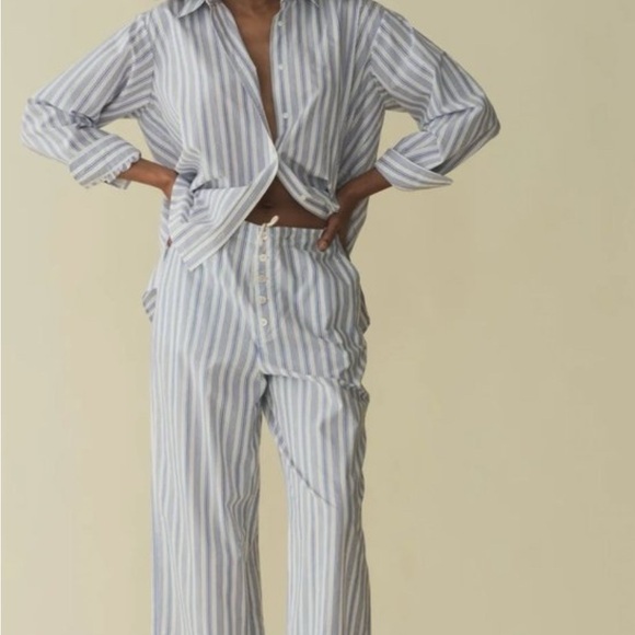 Doen Morgan pants in Sorrento Stripe EUC - Picture 1 of 9